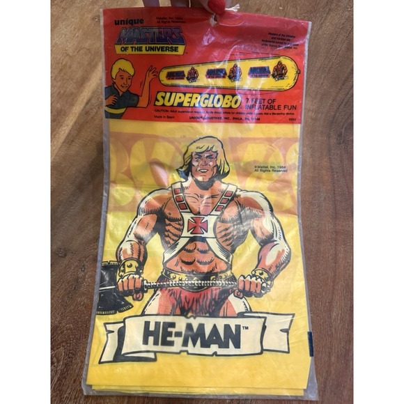 Mattel Other - Vintage 1984 He-man Masters of the Universe Superglobo Inflatable NIP